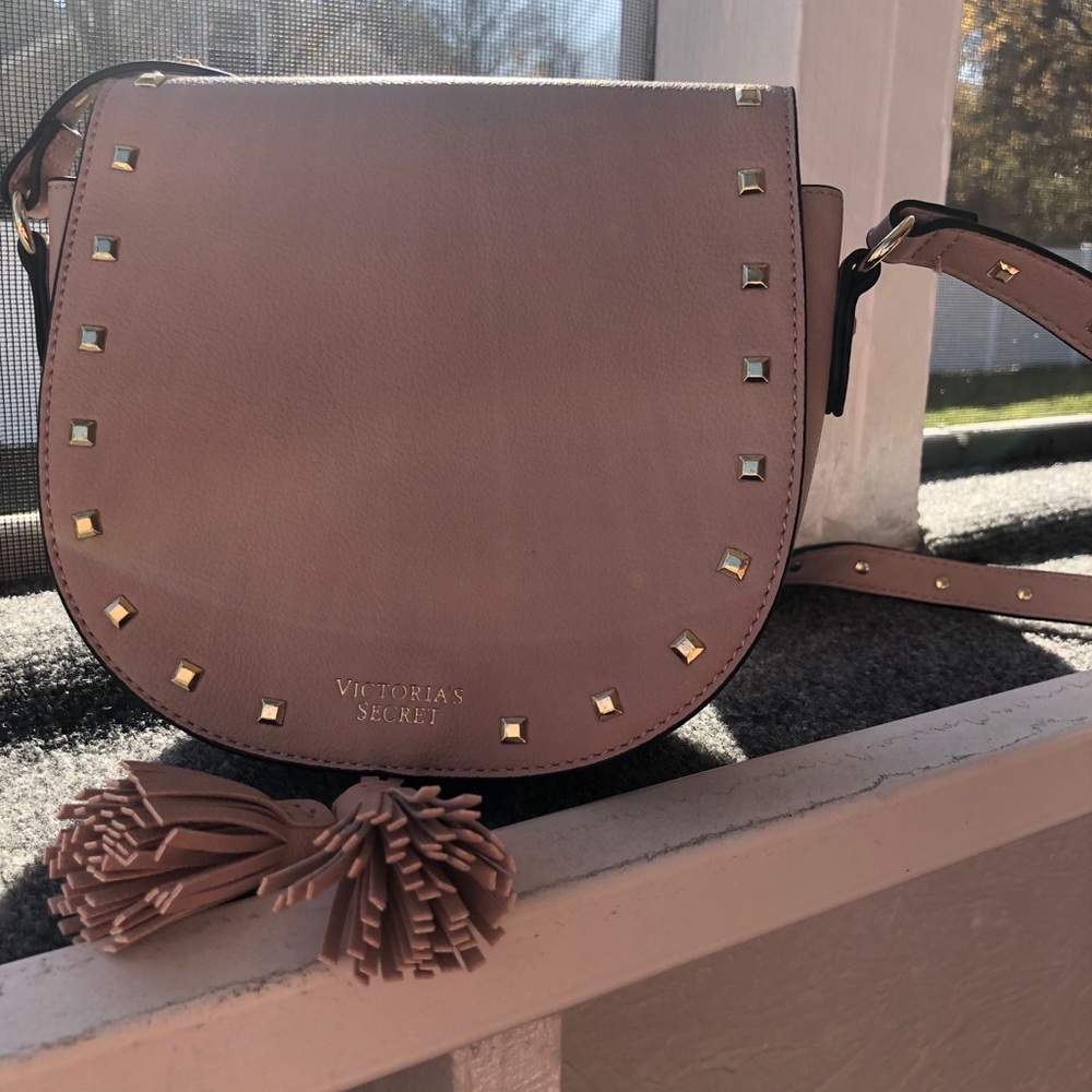 Victoria Secret Studded Strap Purse ROSE GOLD